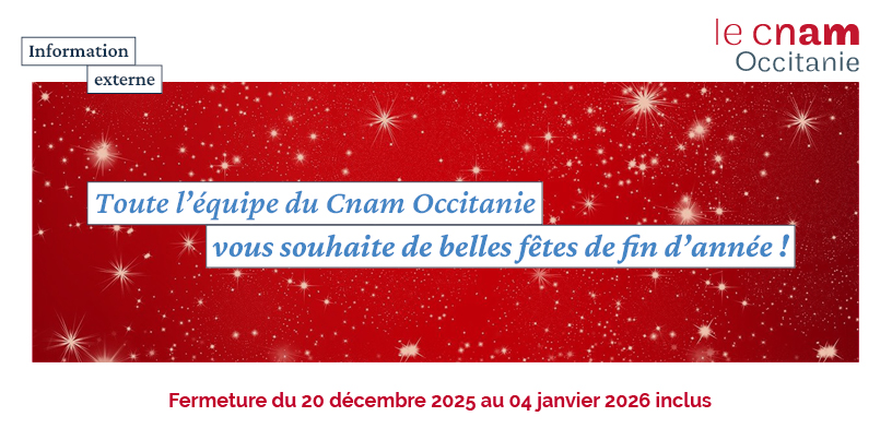 Cnam Occitanie_Fermeture annuelle