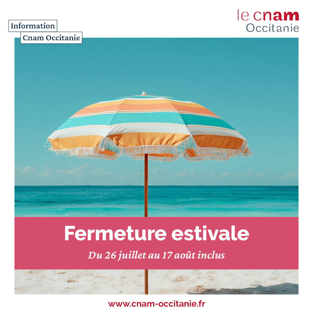 Fermeture estivale